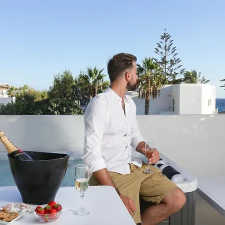 Отель Mykonos Dove Beachfront