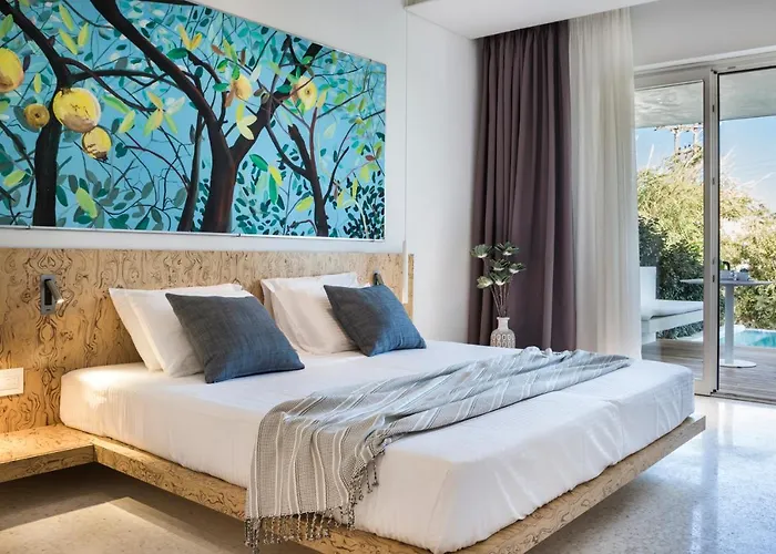 ホテル Mykonos Dove Beachfront